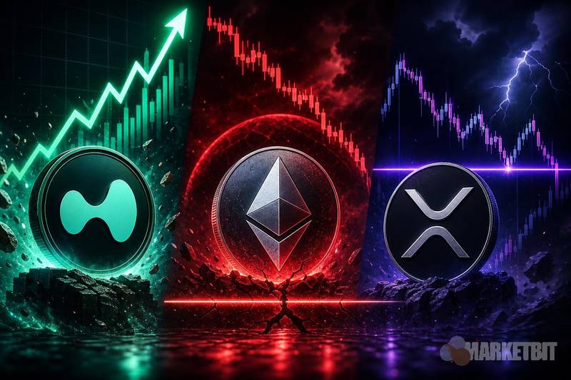 HYPE Jumps 13% as ETH Risks $2,000 and XRP Faces Key Test