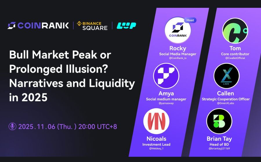 CoinRank AMA: Bull Market Peak — or Just the Beginning?