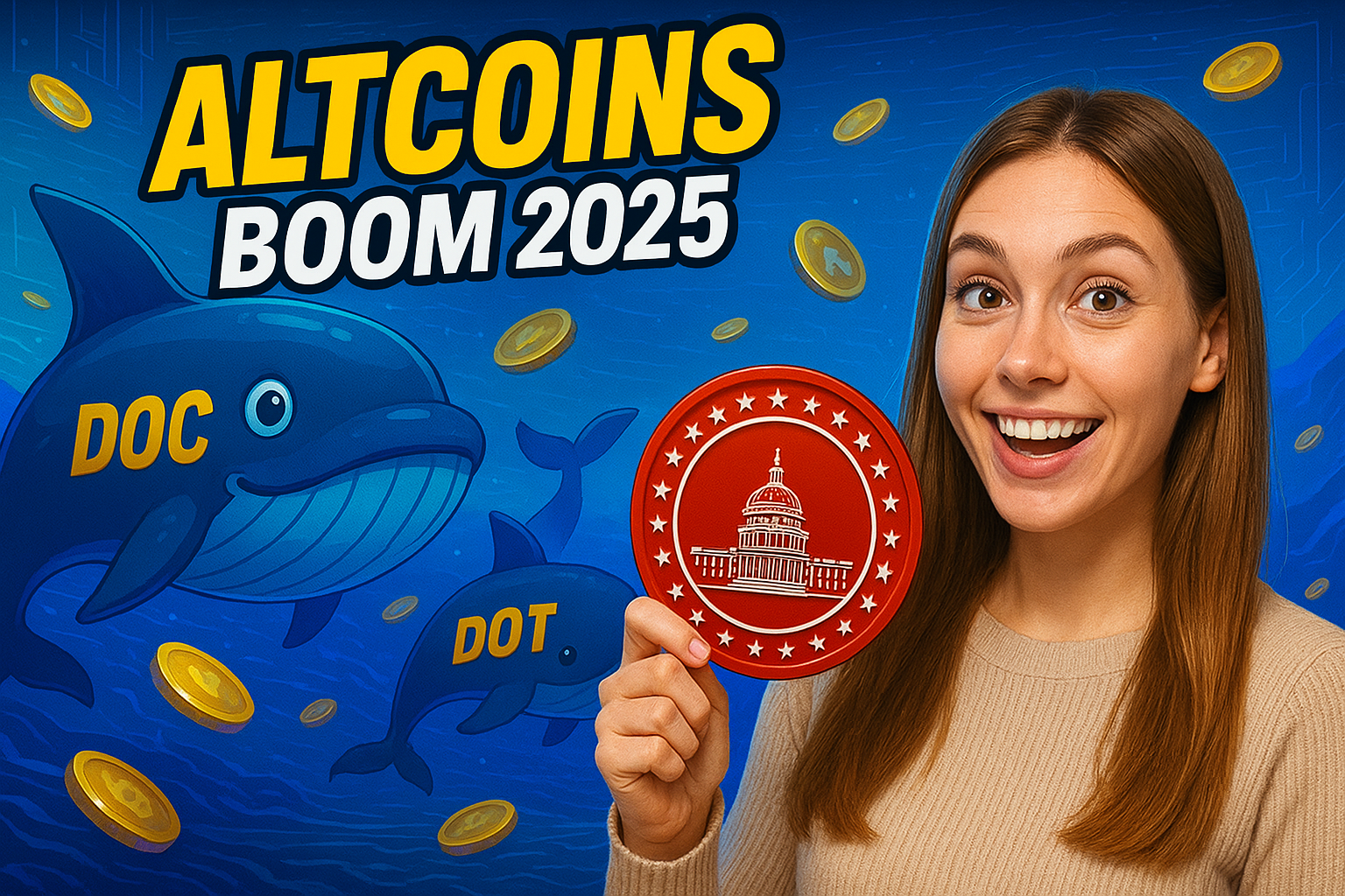 Dogecoin and Polkadot Whales Accumulate MAGACOIN Ahead of the 2025 Altcoin Boom