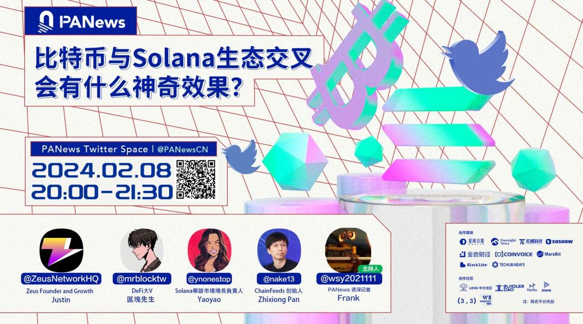 Twitter Space 视频回顾|比特币与Solana生态交叉会有什么神奇效果?