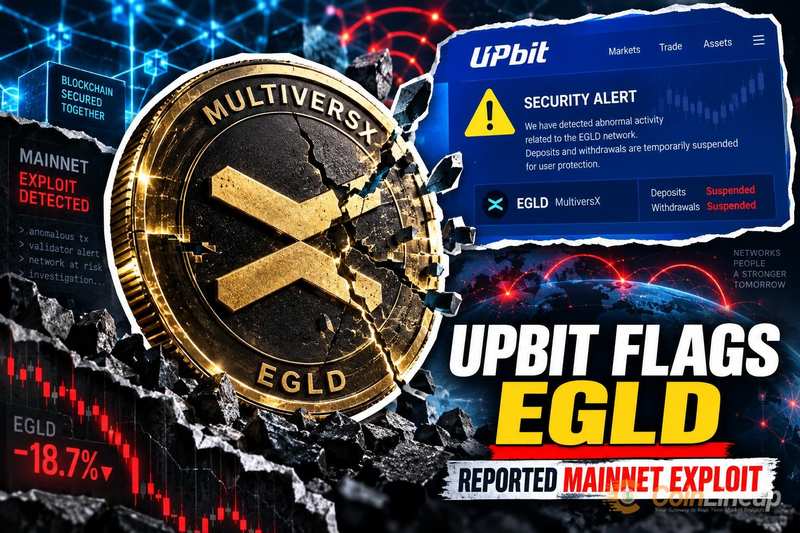 Upbit Flags MultiversX EGLD After Reported Mainnet Exploit