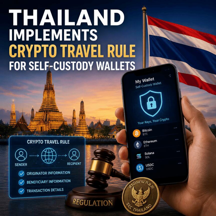Thailand Implements Crypto Travel Rule for Self-Custody Wallets