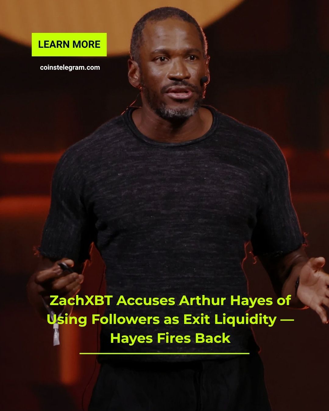 ZachXBT Accuses Arthur Hayes of Using Followers as Exit Liquidity — Hayes Fires Back
