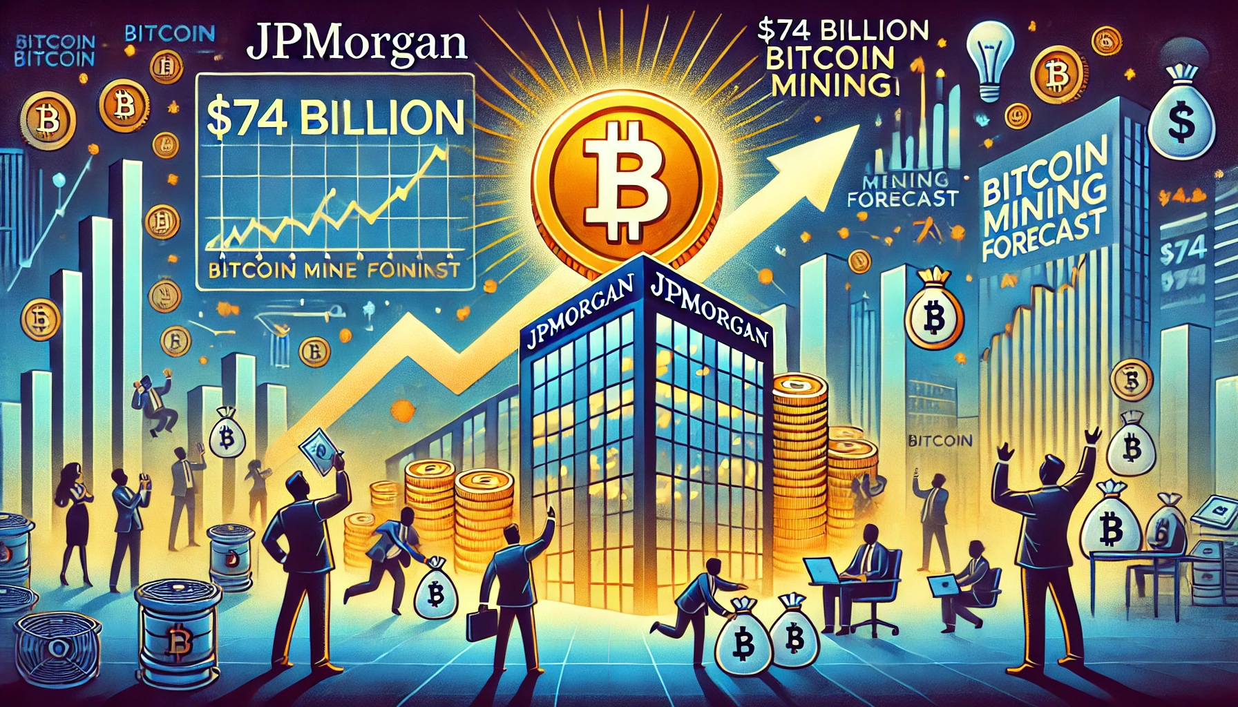 JPMorgan’s $74B Bitcoin Mining Projection