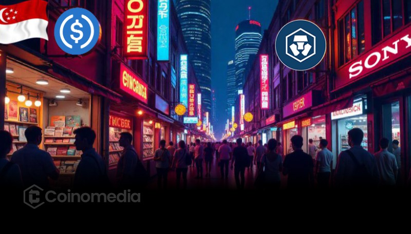 Sony Singapore Embraces USDC Payments via CryptoCom