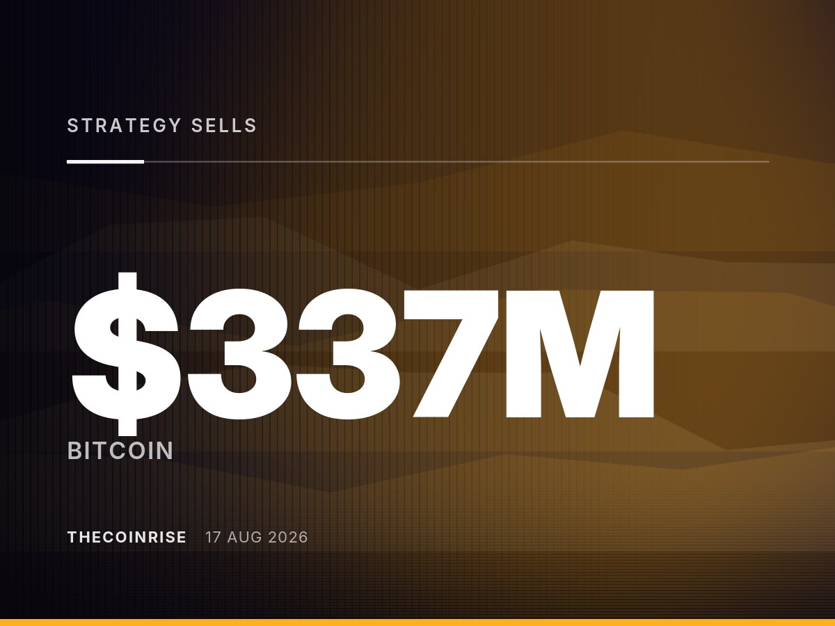 Strategy Sells $337 Million in MSTR Stock, Bitcoin Holdings Unchanged at 840,447 BTC