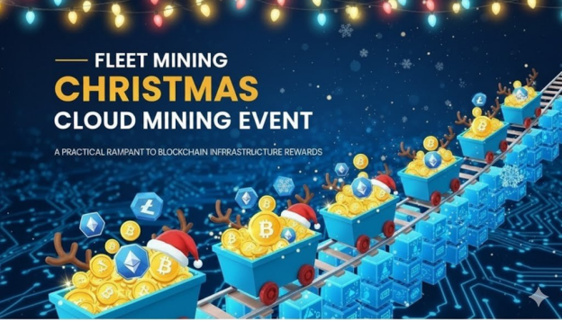 Christmas Exclusive Benefits Officially Launched: Fleet Mining Introduces a Limited-Time Christmas Cloud Mining Program, Register Now to Rec...