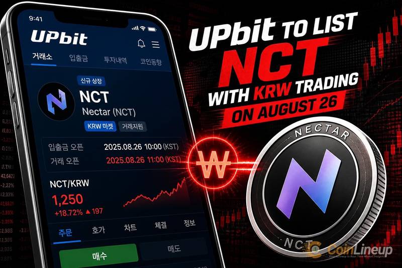 Upbit to List NCT With KRW Trading on August 26
