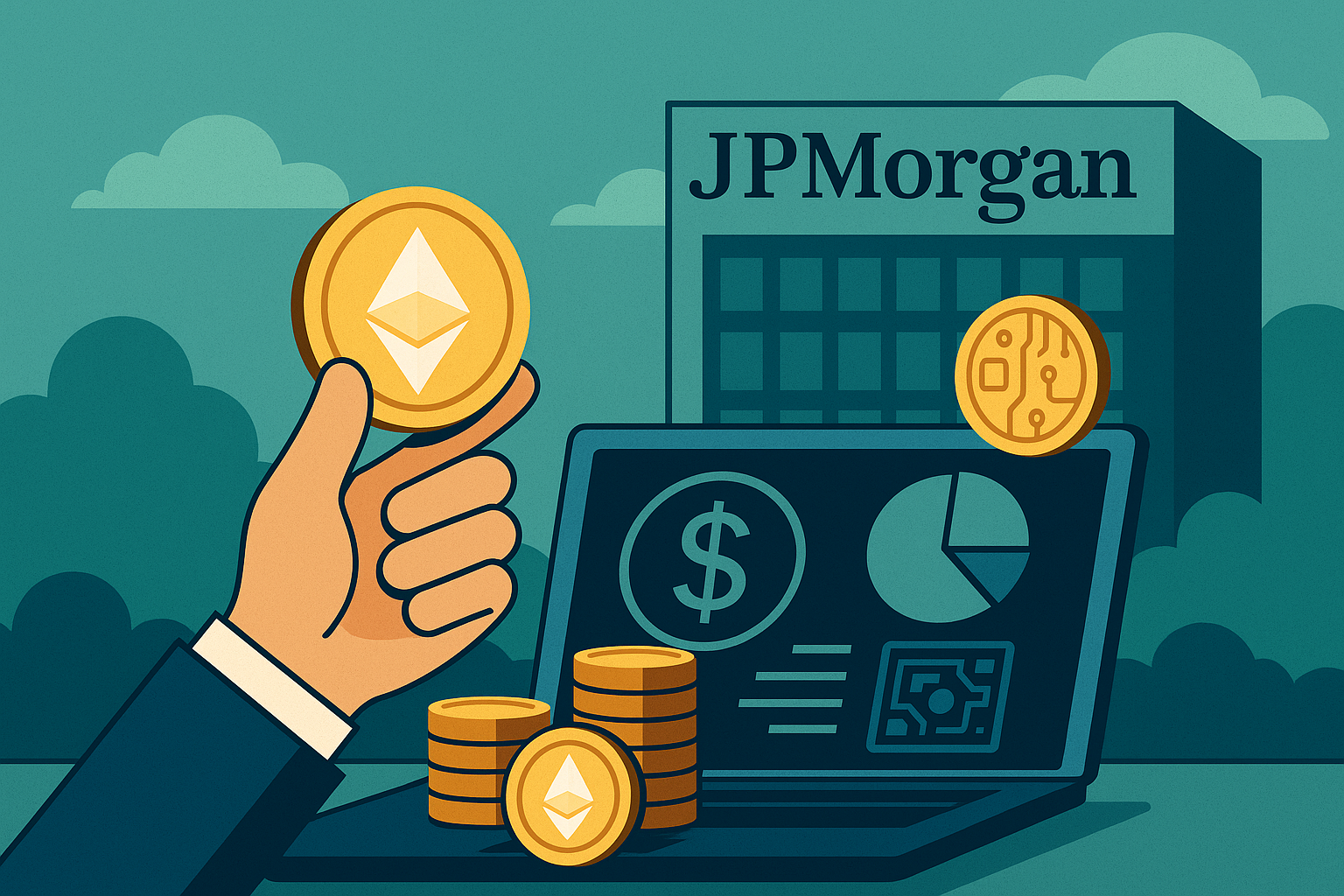 JPMorgan Launches Tokenized Money-Market Fund on Ethereum Blockchain