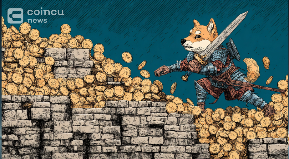 Dogecoin Battles Sell Wall, Is $0.36 the Next Stop?