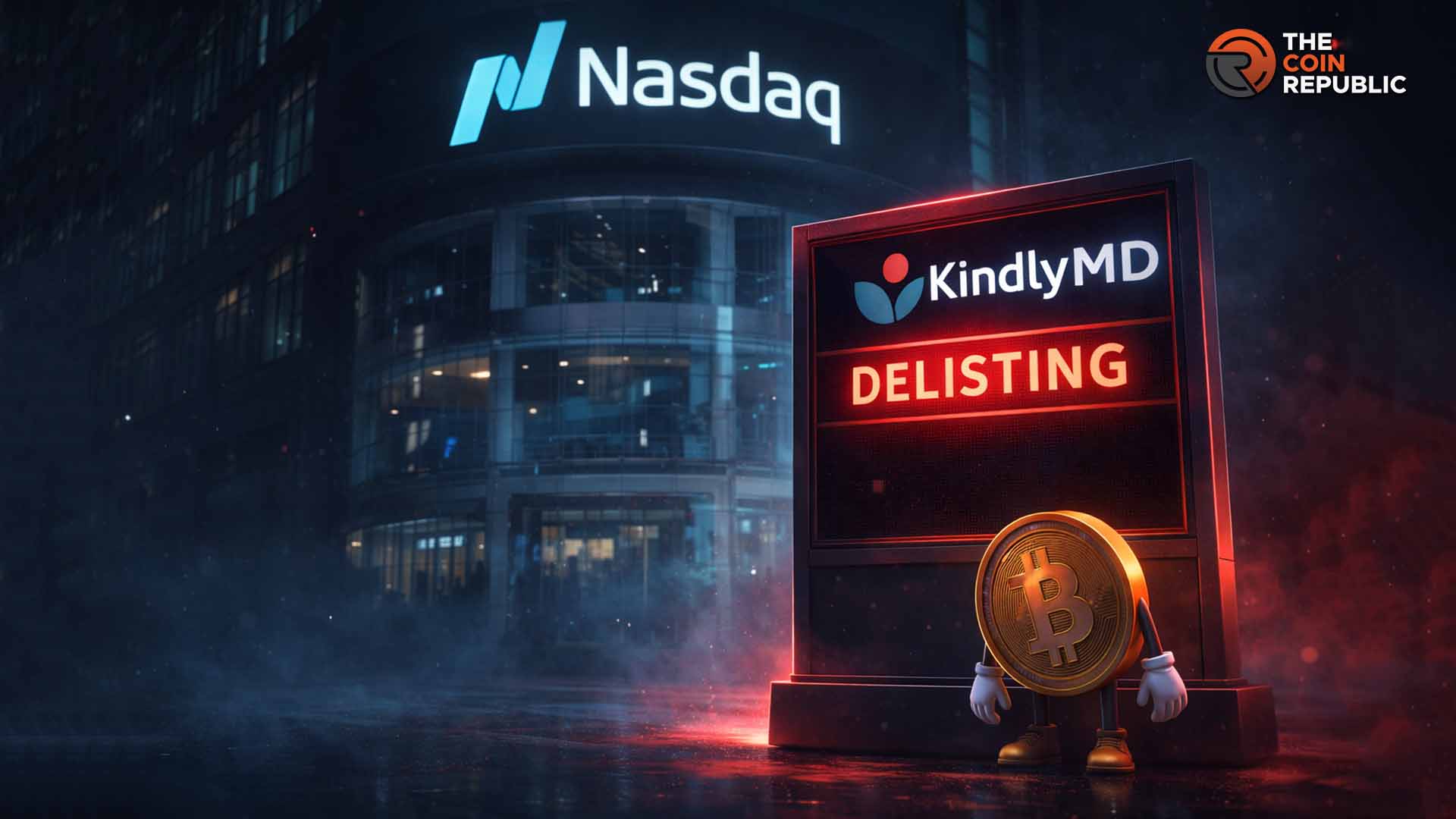 Bitcoin Treasury KindlyMD (NAKA) Faces Nasdaq Delisting, Stock Crashes 75% YTD