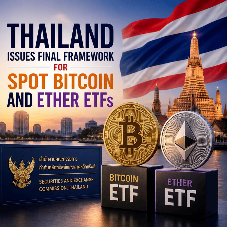Thailand Issues Final Framework for Spot Bitcoin and Ether ETFs