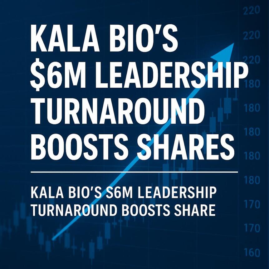 KALA BIO’s $6M Leadership Turnaround Boosts Shares