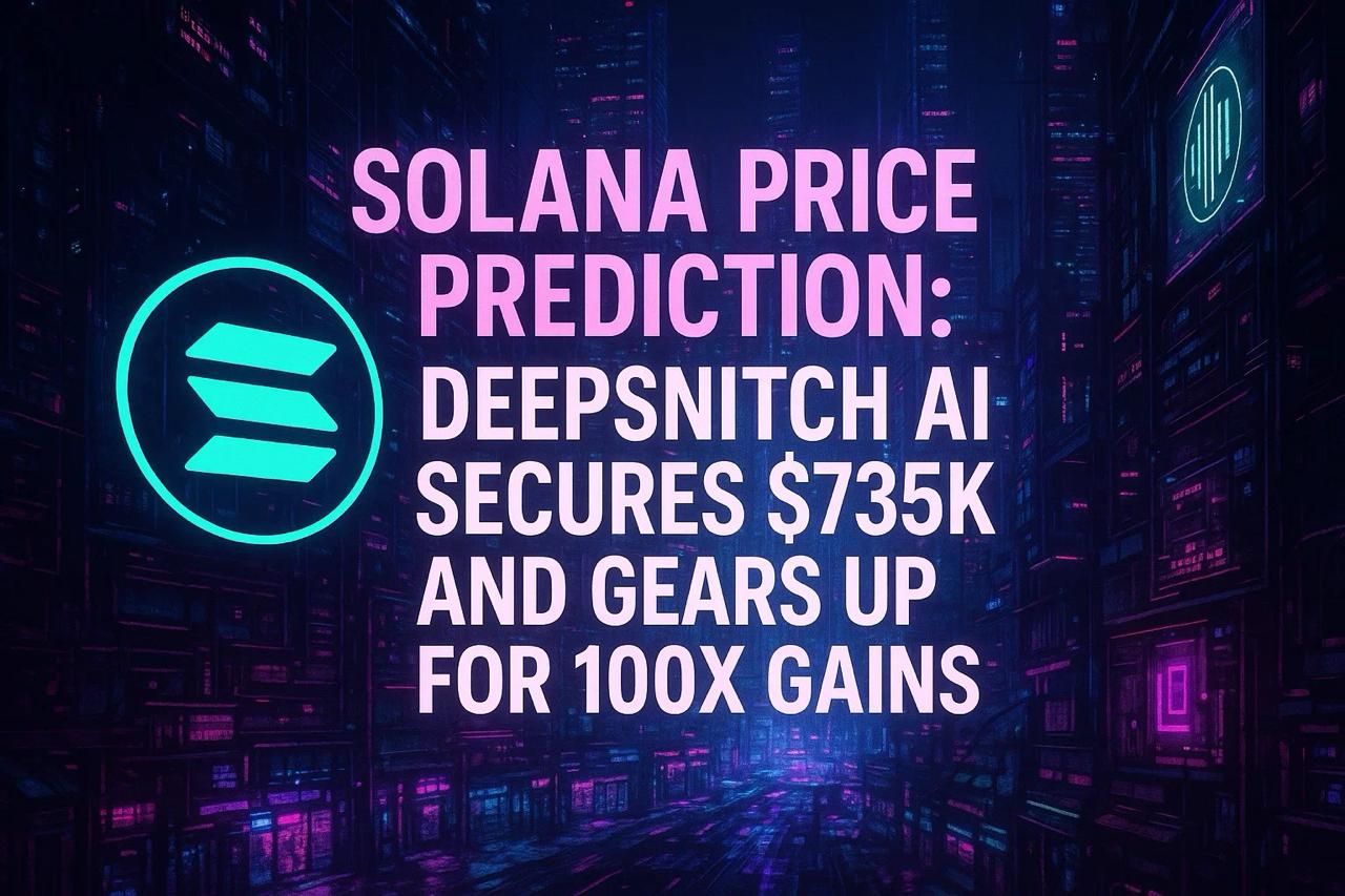 Solana Price Prediction: Mixed FOMC Remarks Quell Price Rallies, DeepSnitch AI Secures $735K As It Gears Up for 100x Gains