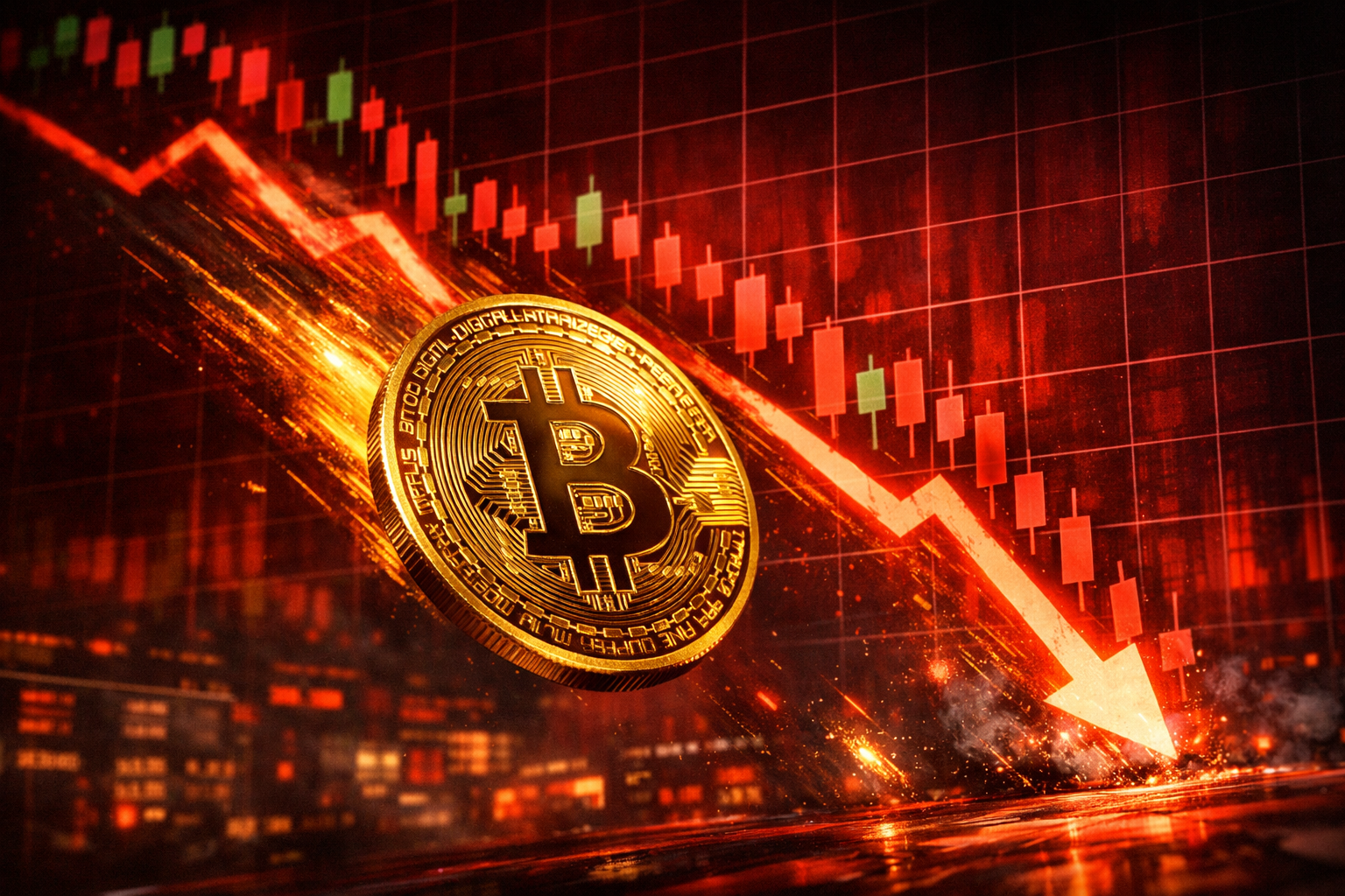 Bitcoin Slide Triggers Liquidation Wave Across Crypto Markets
