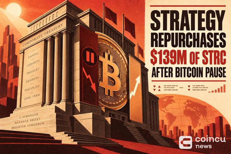 Strategy Repurchases $139M of STRC After Bitcoin Pause