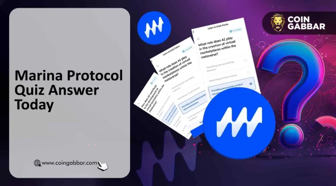 Marina Protocol Quiz Answer Today 02 August 2025: Earn Coins