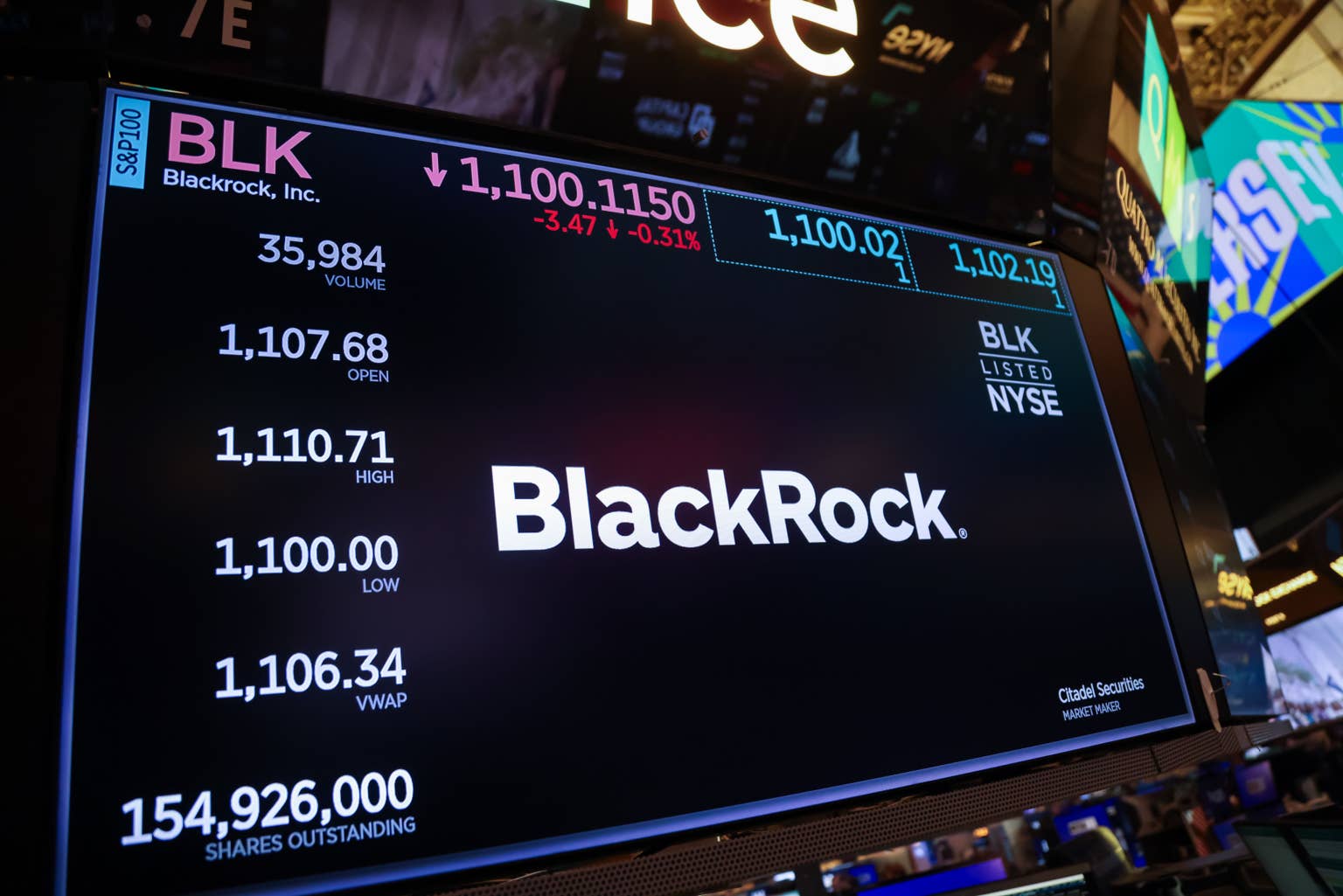 BlackRock cools on U.S. stocks, makes first bond bet in six years