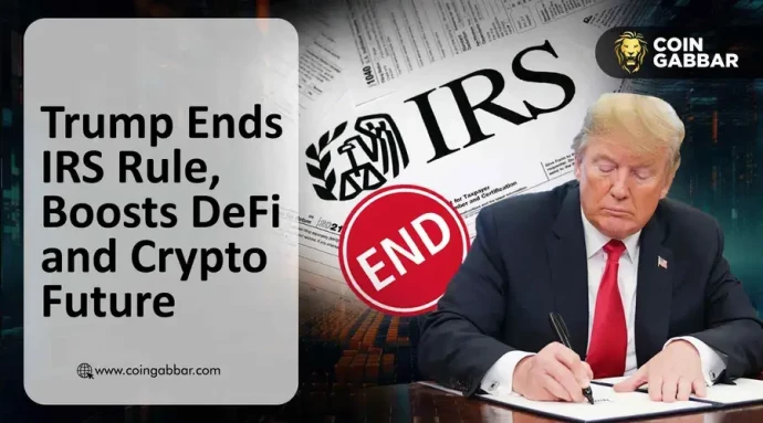 Trump Crypto News: IRS Rule Repealed, DeFi Gets Big Boost