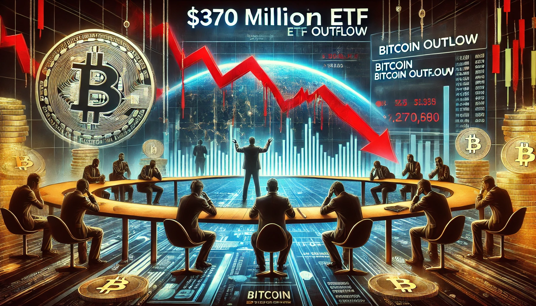 $370 Million Bitcoin Shock: Investors Exit Despite U.S. Reserve Plan