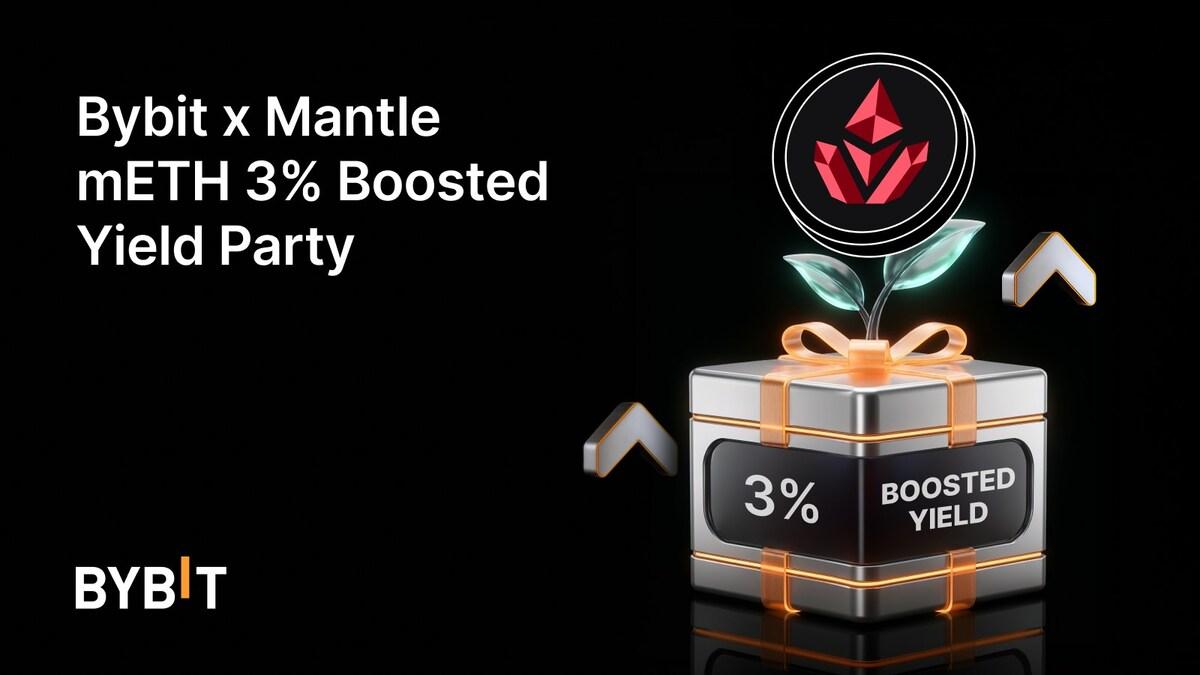 Bybit Launches mETH Boosted Yield Campaign With Fixed 3% Bonus APR on On-Chain Earn (16 Dec)