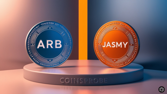 Arbitrum (ARB) and JasmyCoin (JASMY) Approaches Falling Wedge Resistance – Could Breakout Spark a Recovery?