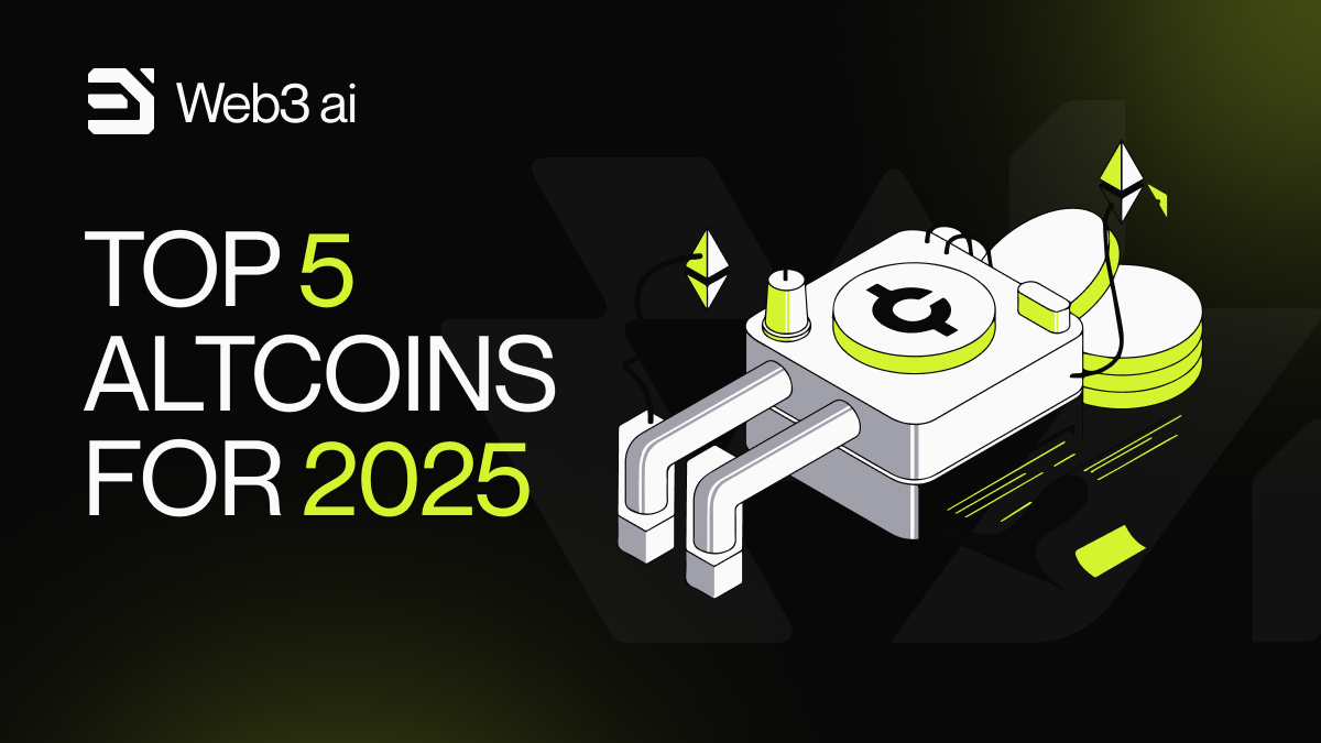 Diverse cryptocurrency coins representing potential investments for 2025