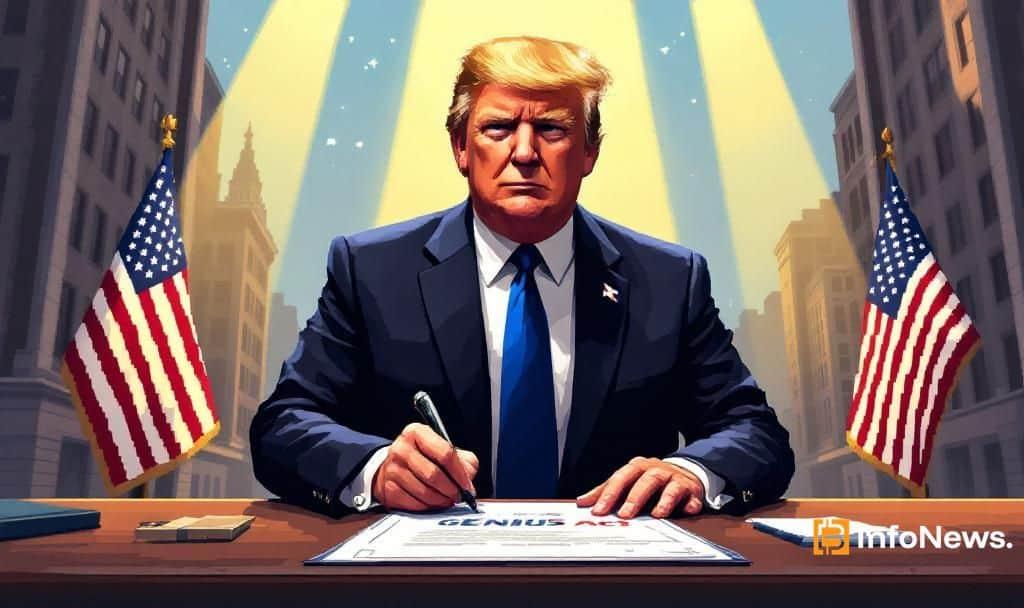 Trump Signs GENIUS Act for Strategic Bitcoin Reserve