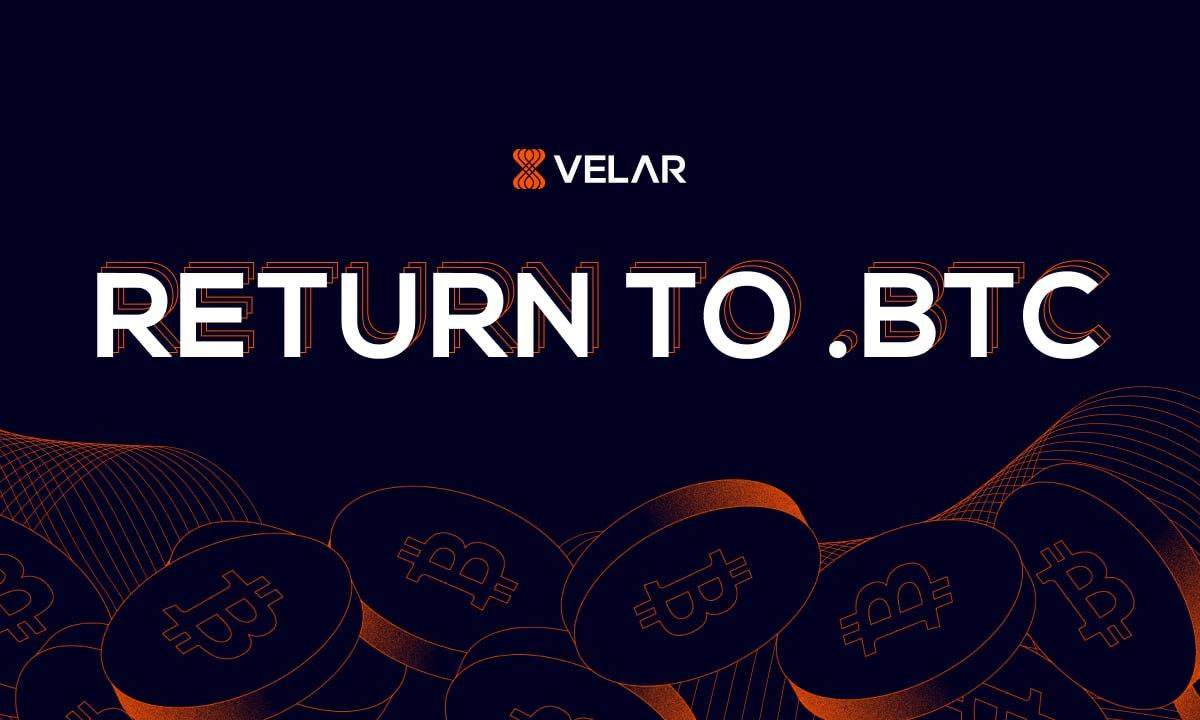 Velar Launches Dot BTC Name Grant Program to Unite Stacks Community (30 Jan)