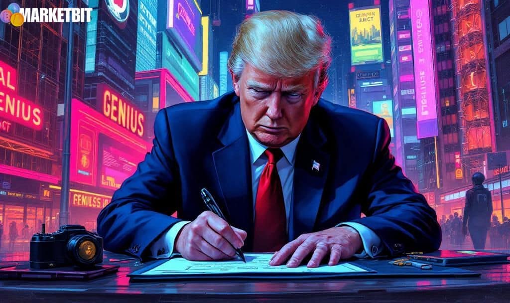 Trump Signs GENIUS Act, Impacting U.S. Crypto Market