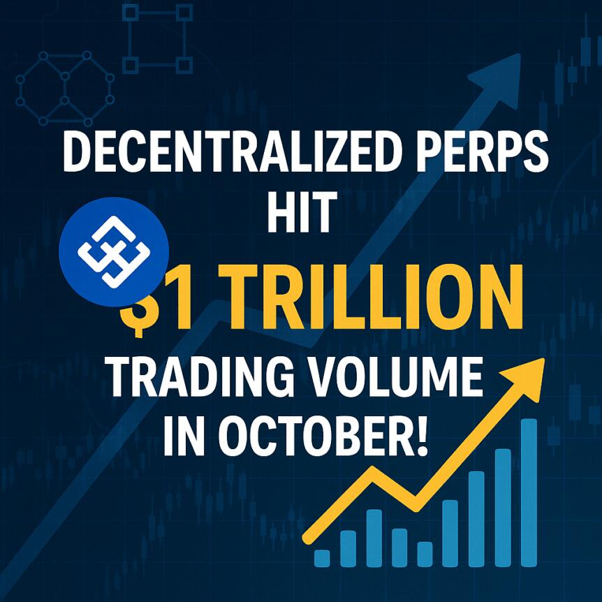 Decentralized Perps Hit $1 Trillion Trading Volume in October!