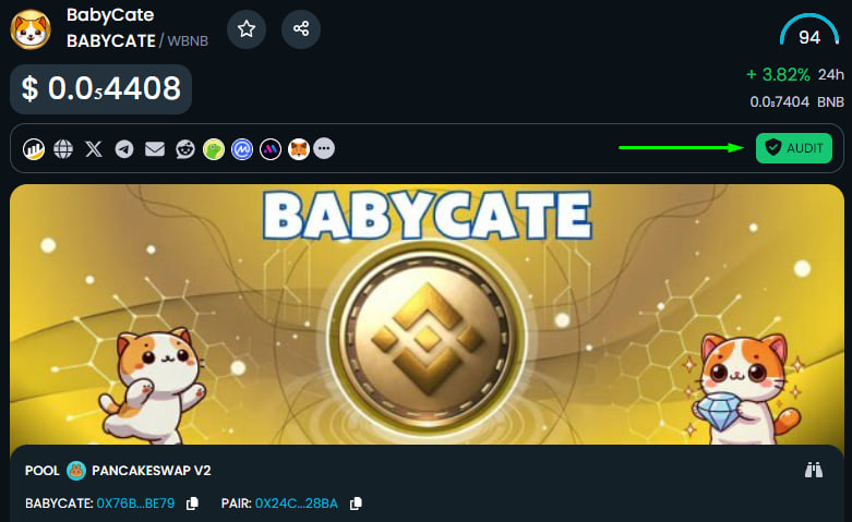 BabyCate: Audit GreenBadget