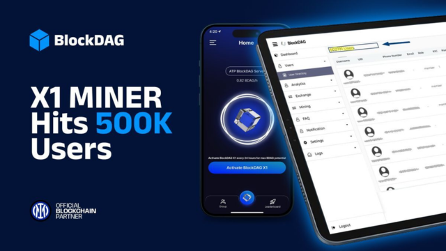 Kaspa Faces 30% Drop, Tron Aims for $0.30—BlockDAG’s X1 Miner App Hits 500K Users Amid $200M Presale Boom!
