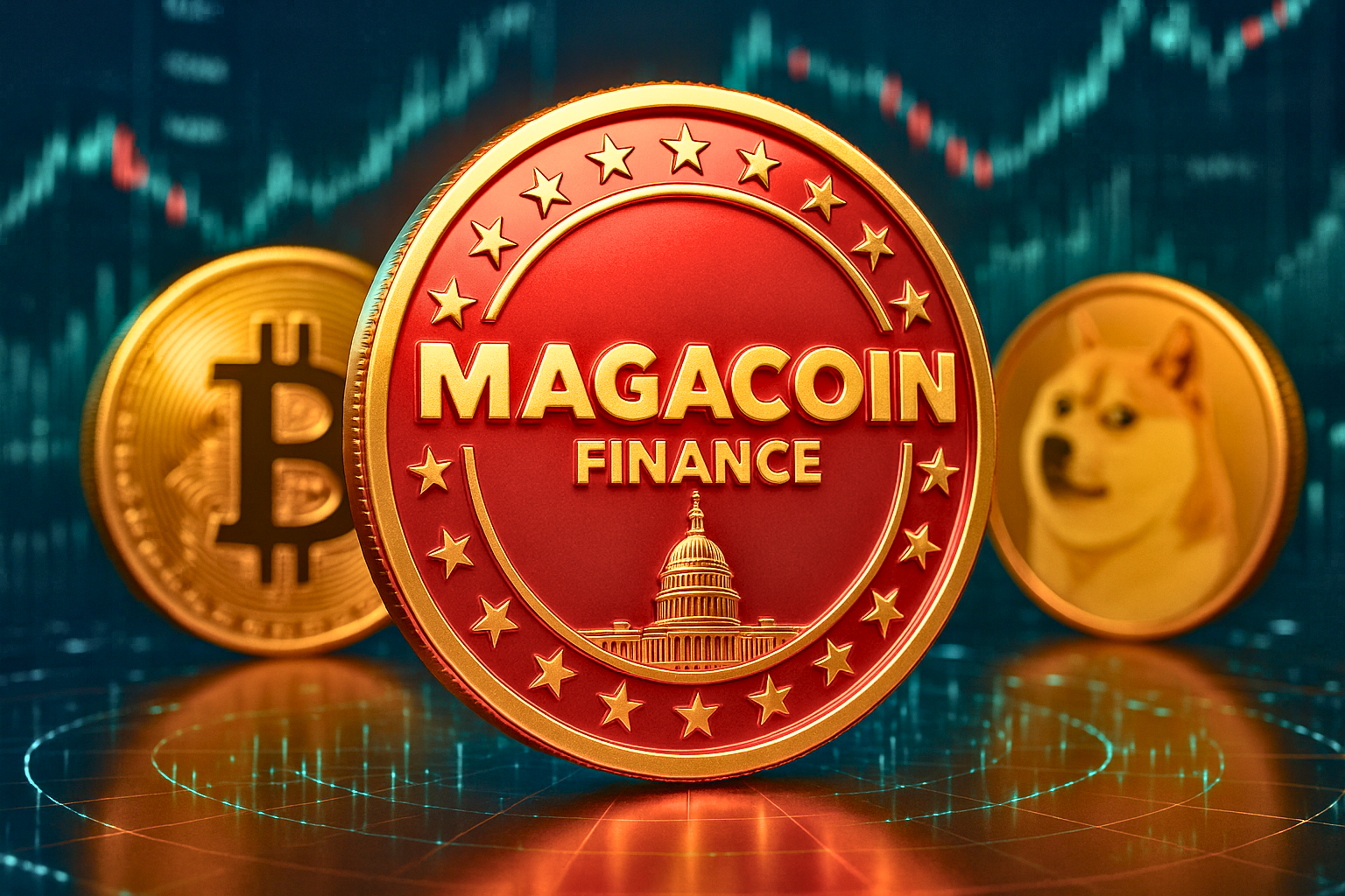 Bitcoin and Dogecoin Lead Market Reset — MAGACOIN FINANCE Emerges as a Hidden 50x Altcoin