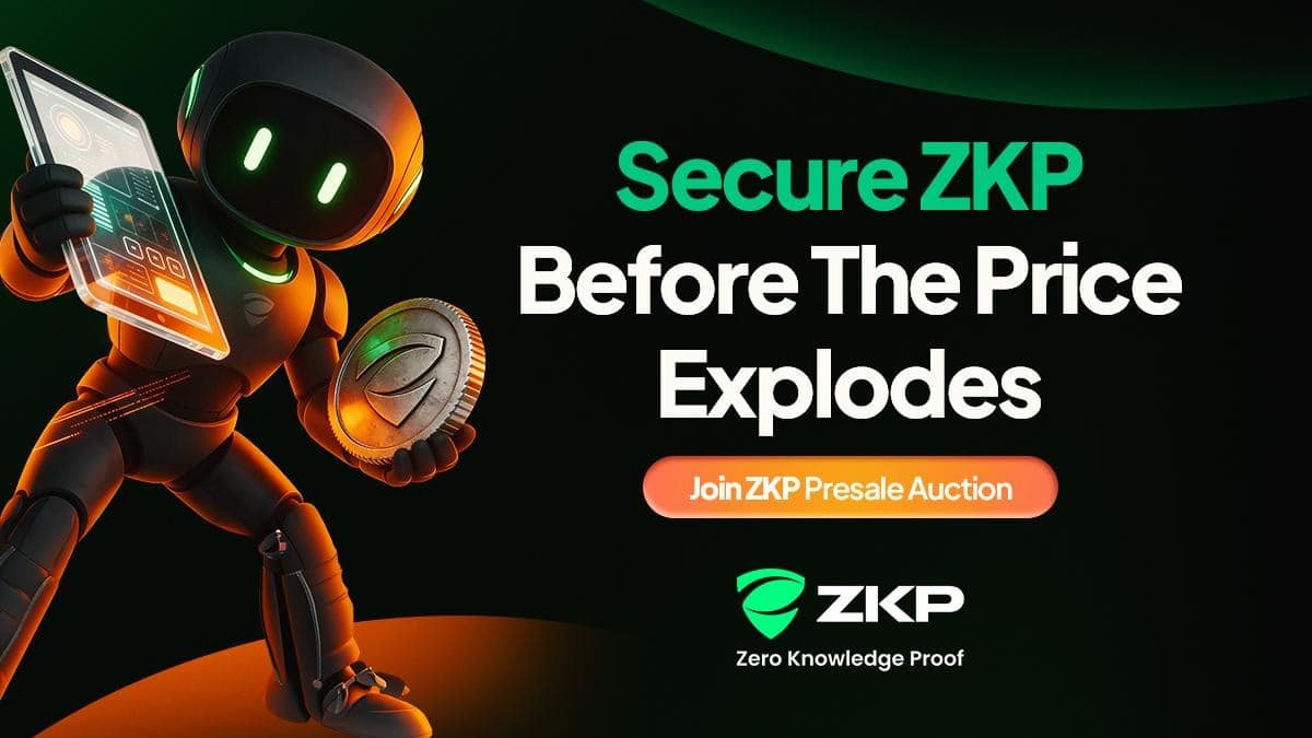 Stage 2 Begins: ZKP Crypto’s Presale Auction Enters a More Competitive Phase as Token Supply Drops to 190M!