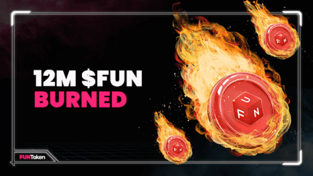 FUNToken Burns 12 Million $FUN in Deflationary Power Move