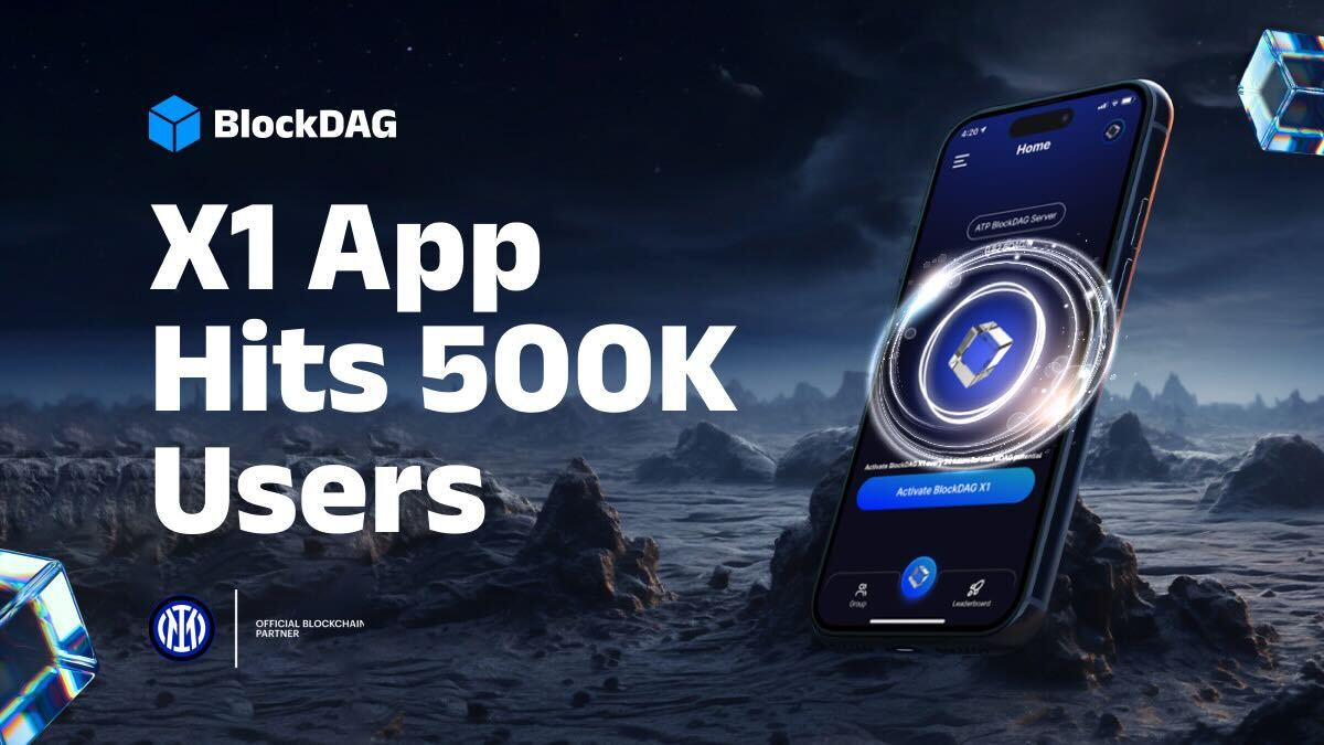 500K Users Flock to BlockDAG’s X1 Miner App While SOL & ADA Struggle for Direction