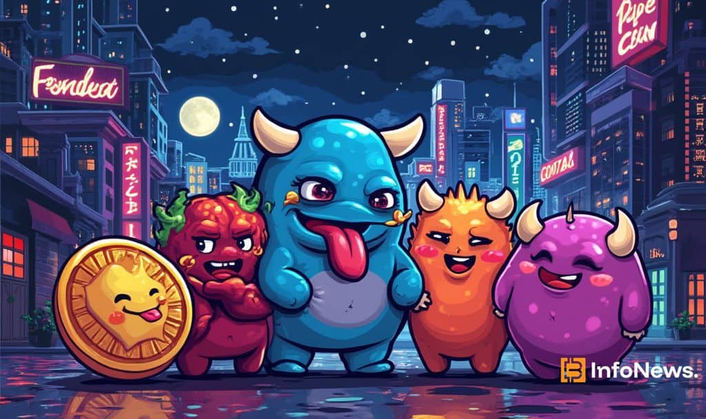 Five Meme Coins Surge in Interest Ahead of October 2025