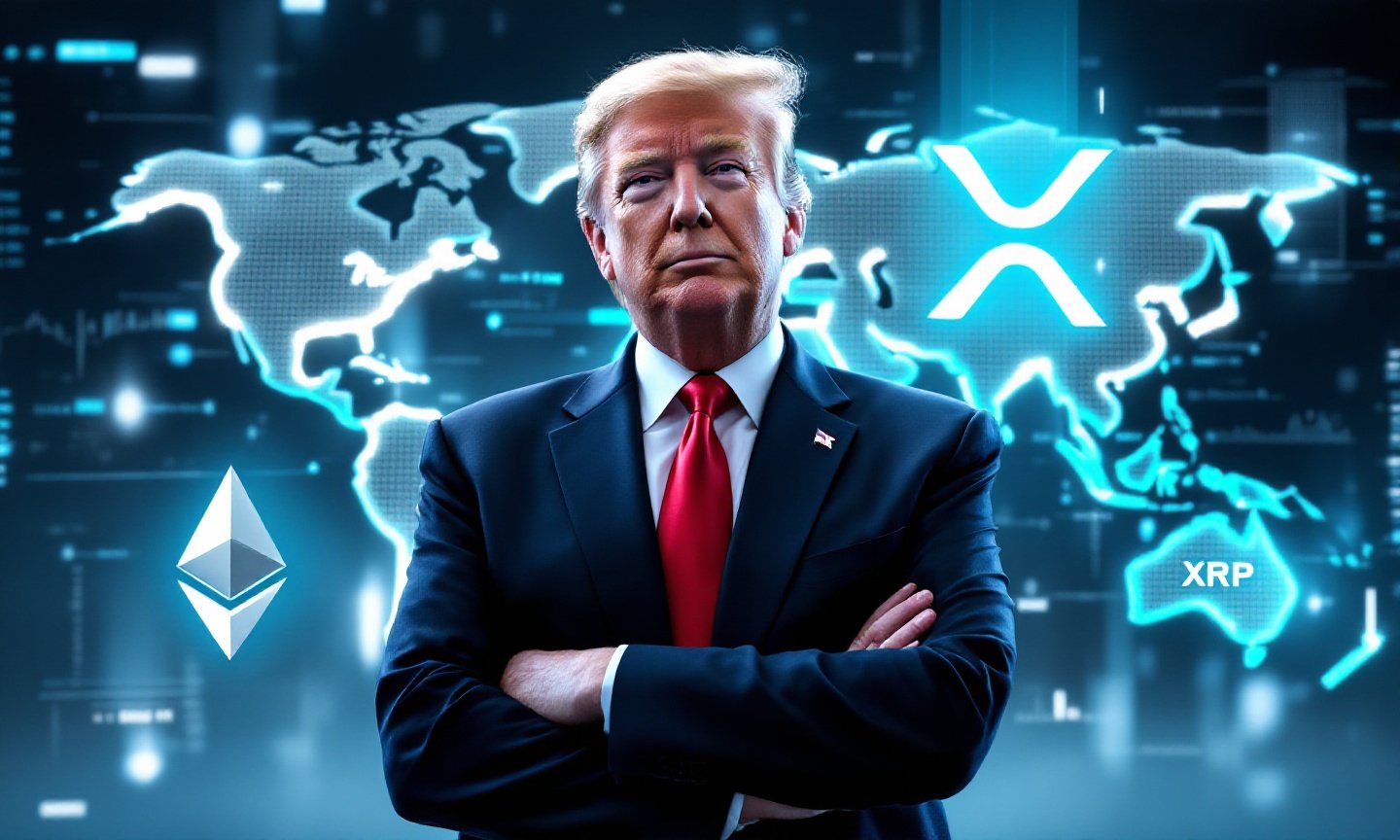 Donald Trump Trade Deal Expected To Propel Ethereum To $3,000, XRP To $5, And FPPE To $0.1