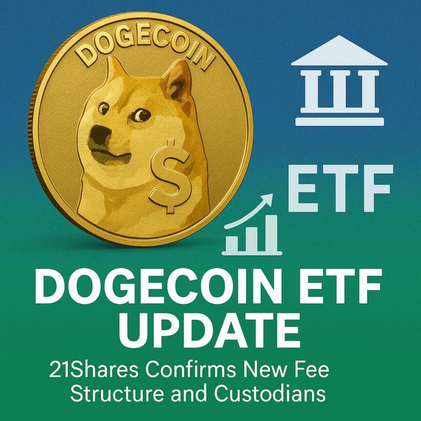 Dogecoin ETF Update: 21Shares Confirms New Fee Structure and Custodians