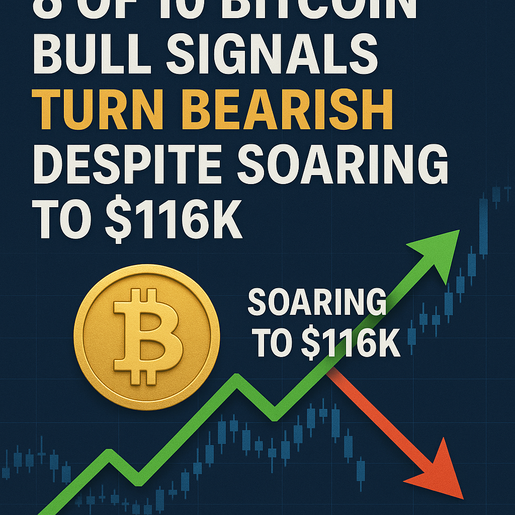 8 of 10 Bitcoin Bull Signals Turn Bearish Despite Soaring to $116K