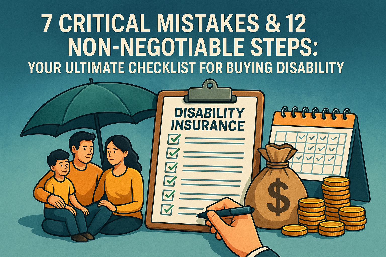 7 Critical Mistakes & 12 Non-Negotiable Steps: Your Ultimate Checklist for Buying Disability Insurance