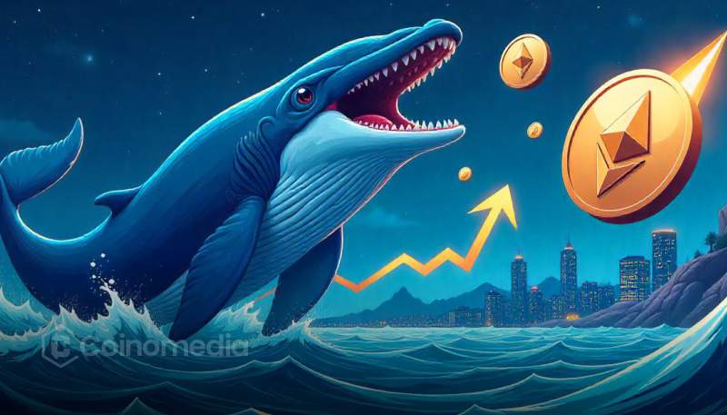 Whale Adds $26.8M in ETH After $298M Buy Last Week