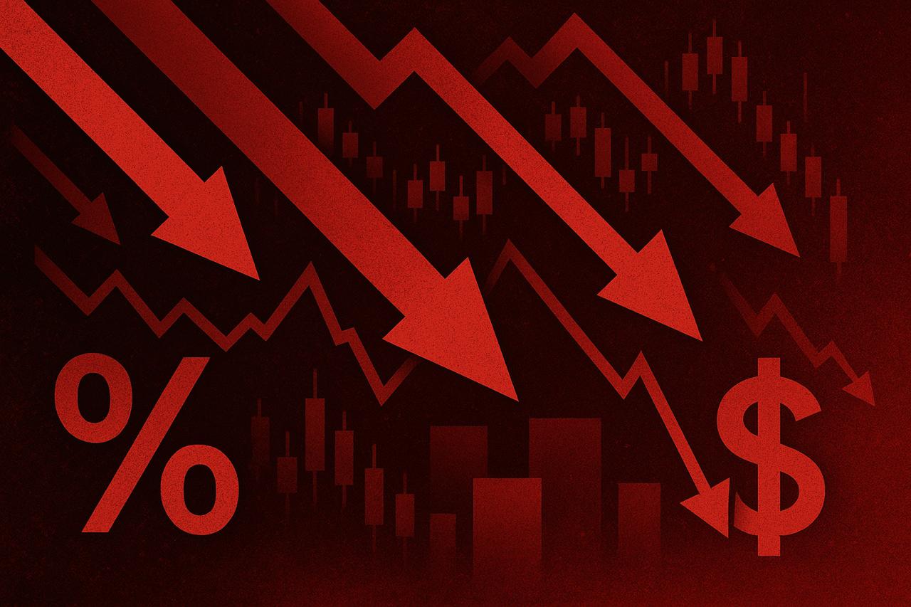 Crypto Market Plunges as Major Coins Log Double-Digit Losses in 24 Hours