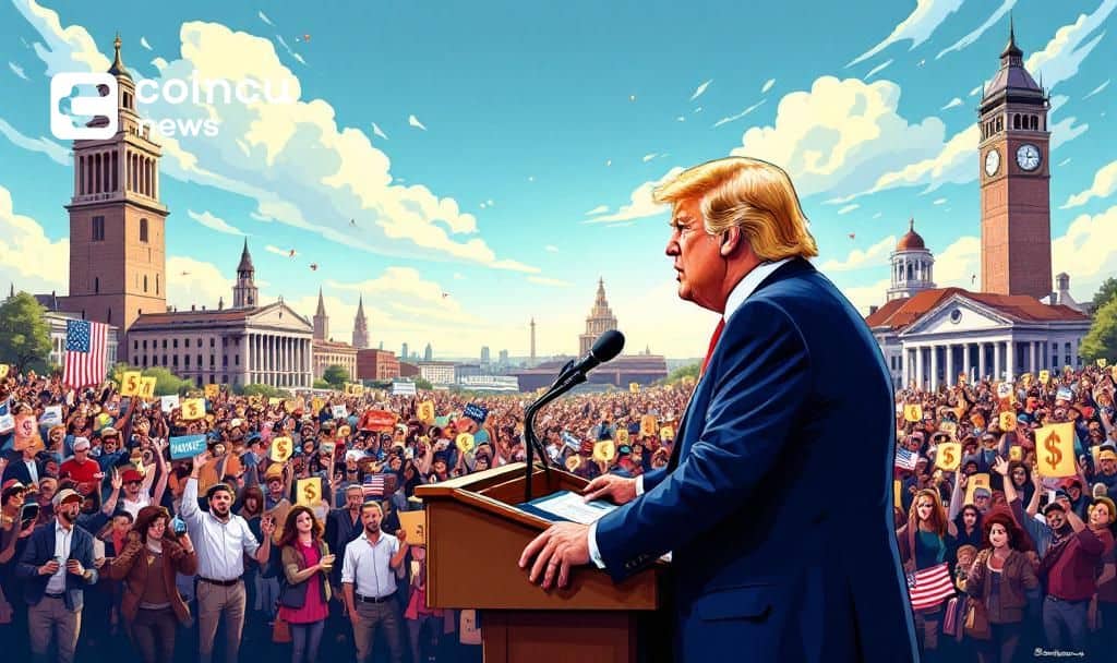 Bitcoin Surges as President Trump’s Economic Speech Fuels Market Optimism