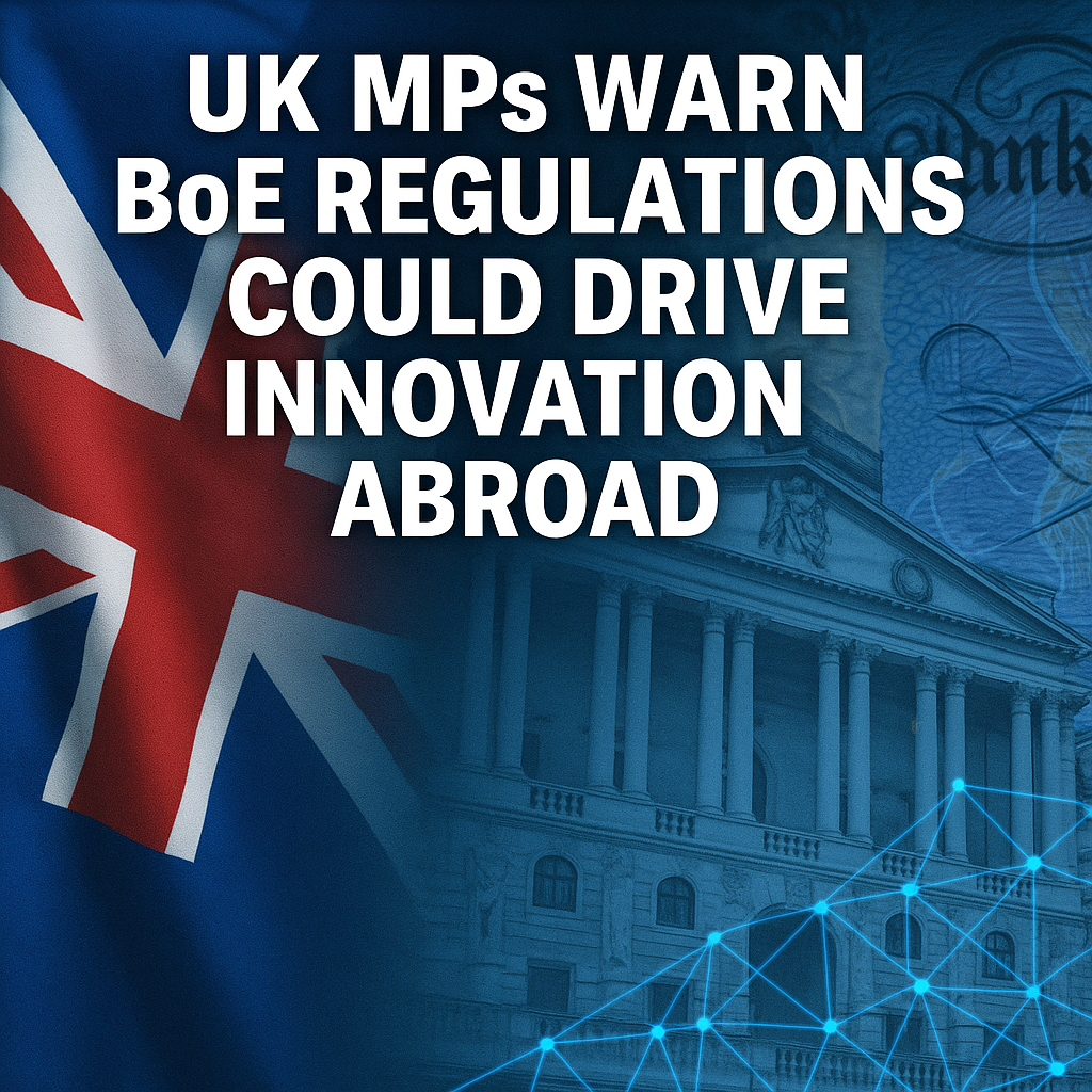 UK MPs Warn BoE Regulations Could Drive Innovation Abroad
