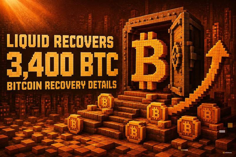 Liquid Recovers 3,400 BTC: Bitcoin Recovery Details