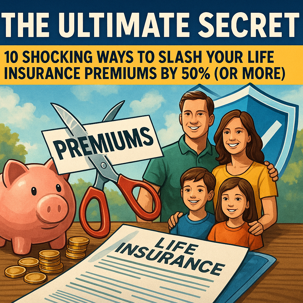 THE ULTIMATE SECRET: 10 Shocking Ways to Slash Your Life Insurance Premiums by 50% (or more)