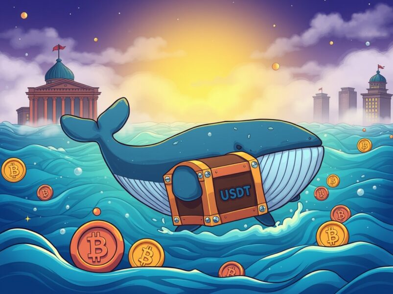 Stunning USDT Whale Transfer: 204 Million Tokens Flood OKX in $205 Million Move