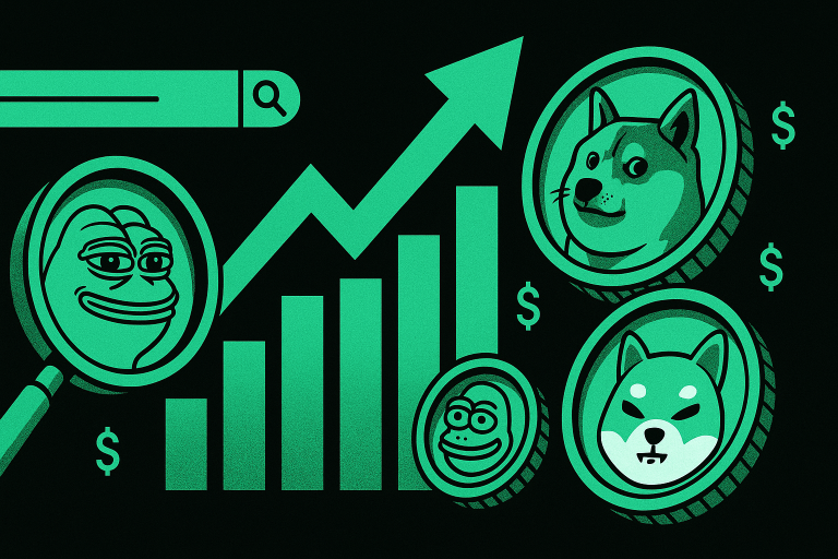 Google Searches for ‘Memecoin’ Surge—Dogecoin, Shiba Inu & PEPE Target Bullish Momentum